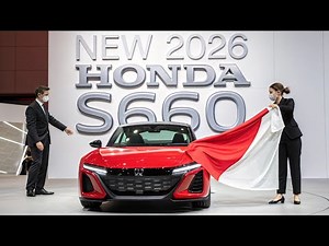 The new 2026 Honda S660 is back! A new era of electric mid-engine light sports cars begins
