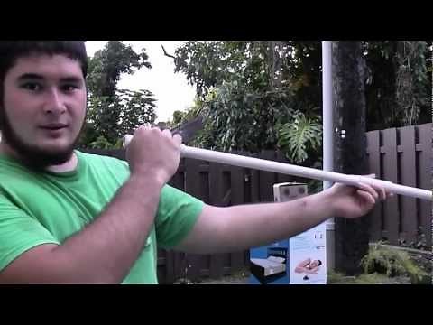 Making and Shooting a PVC Walking Stick Blow Gun