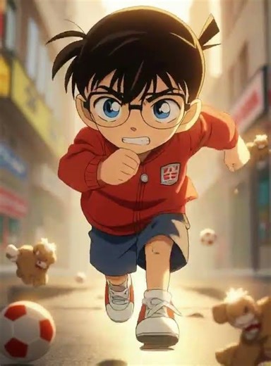 走り出す瞬間（The Moment of the Run）#conan #animestyle #Weryai #ai #名探偵コナン