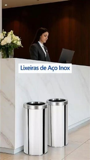 Lixeiras e Cestos em Aço Inox