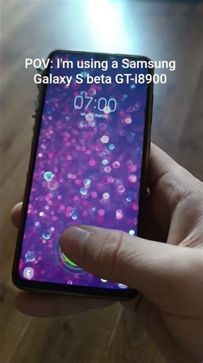 POV: I'm using a Samsung Galaxy S beta GT-i8900 #shorts