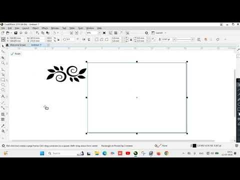 how to create border in coreldraw | how to make border design in coreldraw | border design in corel