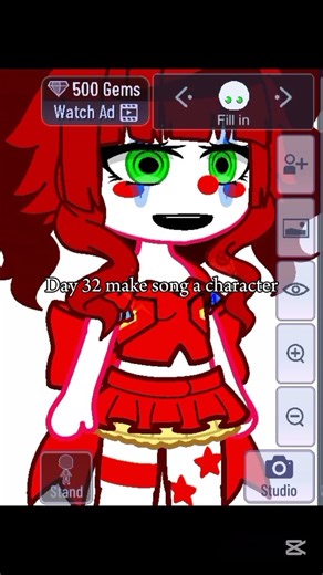 Day 32 make song a character #gyaru #gacha #fpyシ #gachaclub #scenecore #cutecore #gachalife