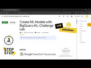 Create ML Models with BigQuery ML: Challenge Lab [Solution] | GSP341 | Qwiklabs