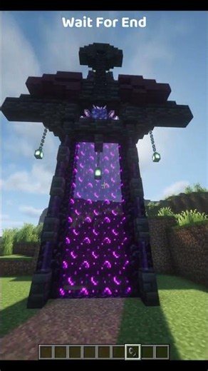 Building the perfect Nether Portal in Minecraft! #minecraft #shorts #gaming