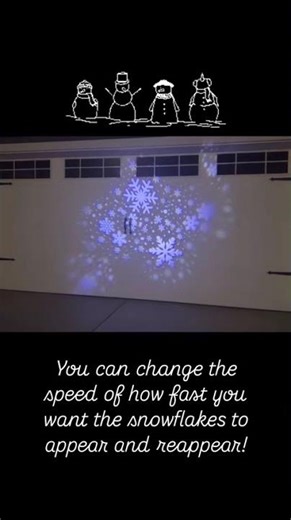 Snowflake Christmas Projector Lights Outdoor