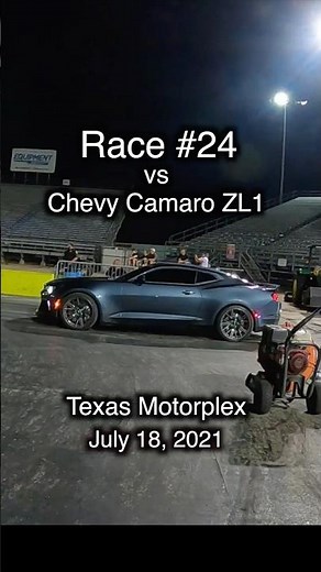 2020 Chevy Camaro ZL1 vs Dodge Challenger 1320 Drag Race for Daily Races Shorts #24