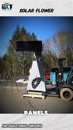 Solar Flower — The Power Plant That Blooms With the Sun. #documentary #usashorts #fyp