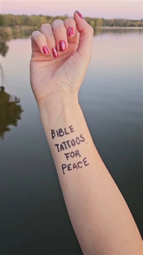 9.1K views · 1K reactions | Bible Tattoos for Peace #tattoo #tattooidea #christiantattoo #christian #christiangirl #sketch #art #christianartist #fyp | Sisters Keep Drawing | Facebook