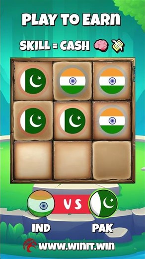 Play to Earn #Crypto Game 🔥 #india vs #pakistan CASH WON! 💸😎
