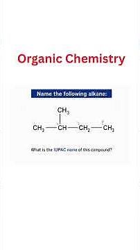 Learn Alkane Nomenclature Fast ⚡ | Chemistry Simplified