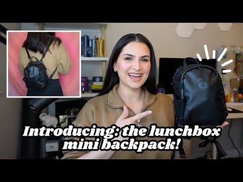 *new* Lunchbox Anti-Theft Mini Backpack Key Features & What to Pack! 🎒