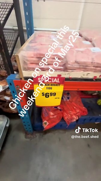 The Beef Shed 3rd of May super specials on chicken 2025 !