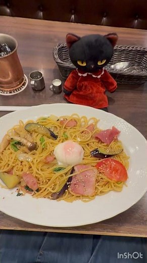 久しぶりの星乃珈琲です。星乃スパゲティとパンケーキを注文🥞´- #グルメ好き #ランチ #星乃珈琲店