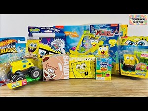 Spongebob Squarepants Satisfying Unboxing Toys Review ASMR