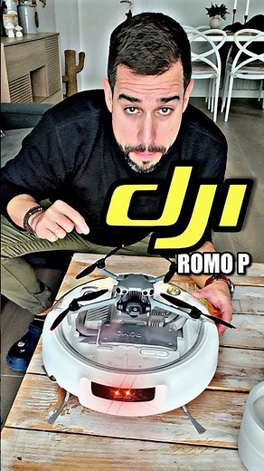 This Robot Vacuum Cleaner cleans like a Drone 👉 DJI ROMO P