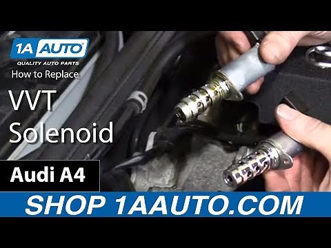 How to Replace Variable Valve Timing Solenoid 05-09 Audi A4