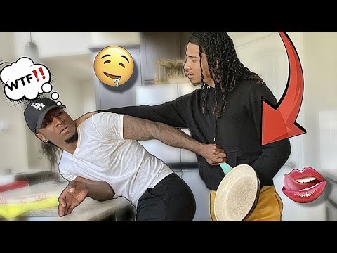 MANHANDLING MY BOYFRIEND TO GET HIS REACTION! *HILARIOUS*