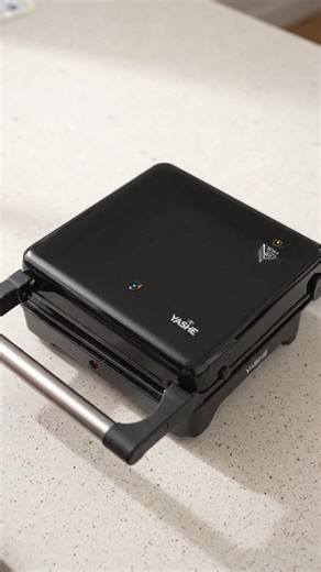 Craving that perfect crispy panini or grilled sandwich? 🥪 Get ready to upgrade your kitchen game with the YASHE Panini Grill Press! Enjoy quick and efficient cooking with 1200W power. Its non-stick plates and 180-degree opening offer versatile use, and cleaning is a breeze. Make delicious meals effortlessly. Tap to shop! #paninigrill #sandwichmaker #kitchenessential #homecooking #AIGC #Moras