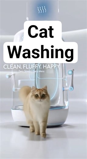 Future Cat Washing Machine 😂🐱