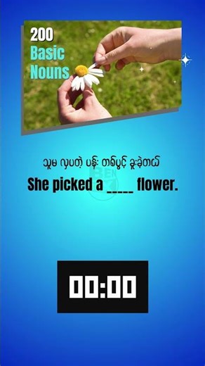 Basic English Noun Quiz #163 | Can You Guess the Missing Noun(s)?