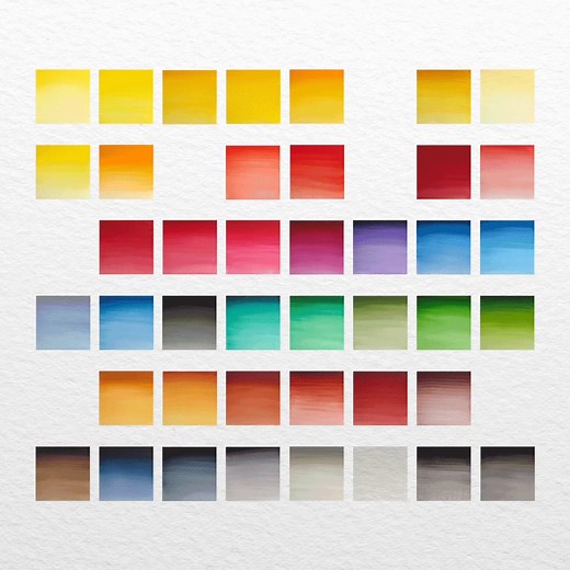 8.5K views · 667 reactions | Our colour charts show the full range of colours available in each range and provide important information, including permanence, pigment and composition information as well as characteristics to inform your colour choice and ensure you get the desired effect you want. Download yours today: https://bit.ly/2Opdrcw | Winsor & Newton | Facebook