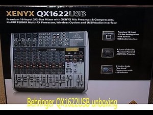 behringer QX1622usb Audio interface