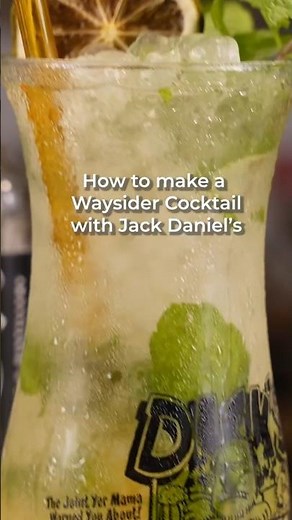 The Waysider Cocktail - Easy Mint Jack Daniels Recipe