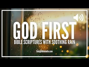 Peaceful Scriptures & Gentle Rain (2 HRS) | Bible Verses & Rain Sounds For Sleep, Rest, Relaxation