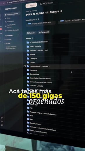 𝗔𝗴𝘂𝘀 𝗖𝘂𝗲𝗻𝗰𝗮 on Instagram: "Comenta “YO” y te paso el acceso 🫡 Todo en FLAC y actualizado de por vida para descargar 🤝 #dj #musica #calidad"