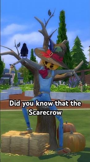 This scarecrow in Sims 4 can come to life!