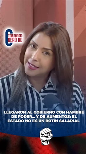 𝐓𝐎𝐋𝐄𝐑𝐀𝐍𝐂𝐈𝐀 𝐂𝐄𝐑𝐎 𝐑𝐃 🇩🇴 on Instagram: "¡Asi se habla! @selineemendez 😎 Mientras el pueblo sobrevive con salarios de cebolla, ellos presionan al MAP para volver a “como estaban antes”. ¿Antes de qué? ¿Antes del abuso? Si aceptó el cargo, sabía el sueldo. Si no le convenía, nadie lo obligó. Esto no es una empresa privada ni una piñata política para premiar militantes. 🎭 Gobernar no es llegar a cobrar más. Gobernar es llegar a resolver. Y el que no entienda eso, que entregue el pu