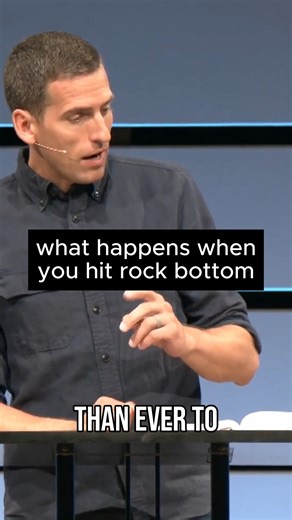 When you hit rock bottom, here’s what will help - knowing that God will respond to you. | Time of Grace