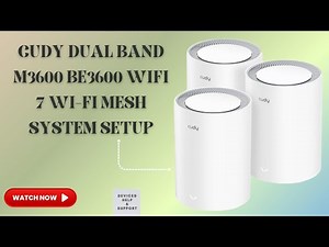 How to setup Cudy Dual Band M3600 BE3600 WiFi 7 Wi Fi Mesh System | Step-by-Step Guide