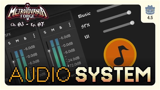 【中文语音】在Godot 4中构建健壮的音频系统（音乐、UI、音效）
