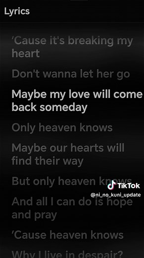 Heaven Knows Song Lyrics Breakdown