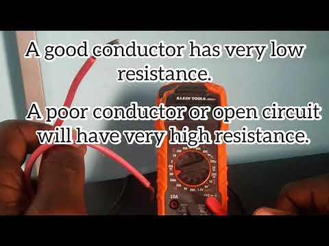 Klein Tools MM300 Multimeter in action | How to do a continuity test with a multimeter.