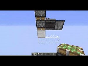 Minecraft: Downwards Double Piston Extender [Tileable, Flush, One Wide 3x3x1]