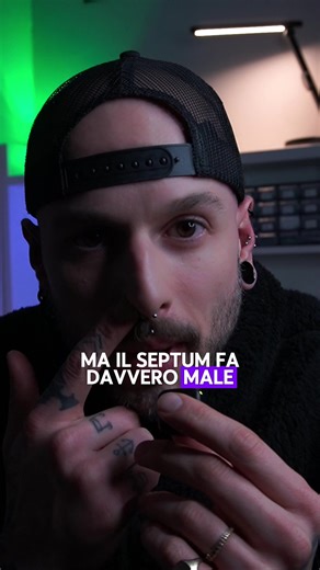Il septum fa male ? #septum #septumpiercing #piercing #piercingtok #piercingvideos
