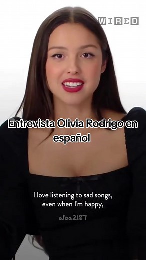 Entrevista de Olivia Rodrigo en español doblada con IA