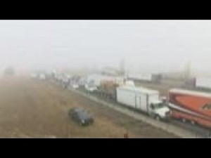 Dozens of vehicles crash in fog on Oregon highway
