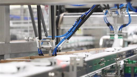 5G Green Factory: A Replicable Model! Terun Dairy’s 5G factory blends smart technologies with eco-friendly measures—slashing water and electricity usage, using recycled and crushed packaging materials, and setting a leading example for achieving carbon peaking goals! This facility offers a replicable solution for regional dairy companies, making smart upgrades hassle-free! #Xinjiang #5GGreenFactory #DairyTechInnovation #SustainableManufacturing #SmartDairyModel | China Matters