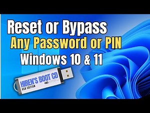 Unlock Windows Password or PIN, Easily Using USB drive