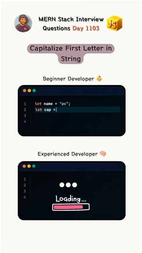 PC Prajapat ll Software Engineer on Instagram: "Capitalize first letter in string by JavaScript"