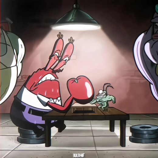 Mr. Krabs vs. Plankton: An Epic Cartoon Showdown