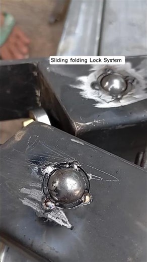 Sliding folding Gate Locking system #slidingfoldinggate #lockingsystem #creativeideas #tricks