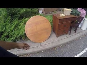 Trash picking and scrappin'! Always treasures to be had on bulk trash day!