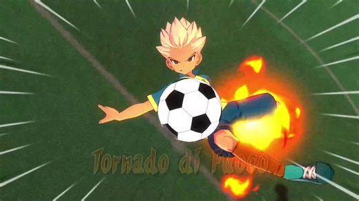 Tornado di Fuoco di Axel Blaze in Inazuma Eleven