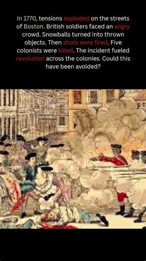 British Soldiers vs Angry Colonists: What Went Wrong #blackhistory