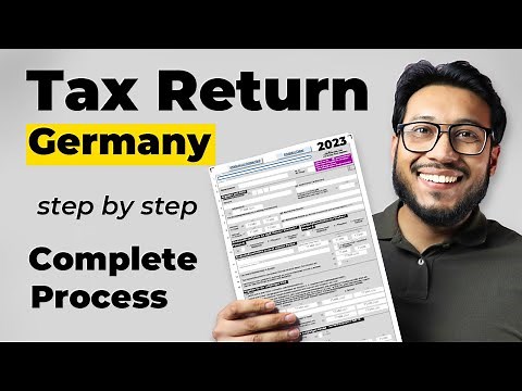 How to Submit a Tax Return in Germany // German Tax Declaration Step by Step Example 2023